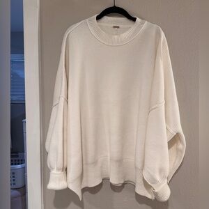 Free People White Sweater